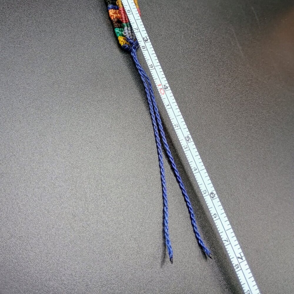 Woven Macram Thread Bracelet Peruvian Crafts Cusc… - image 5